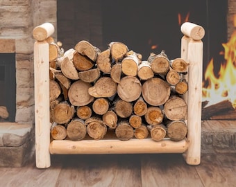 Log Firewood Rack