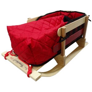 Grizzly Sleigh With Bootie Pad/Wooden Sleigh