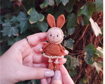 Miniature Crochet Bunny