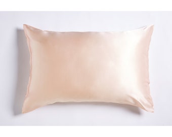 Pure 100% Mulberry Silk Housewife Pillowcase in Blush Pink