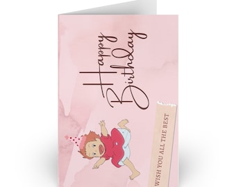 Tarjeta de cumpleaños de Estudio Ghibli