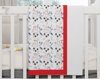 Studio Ghibli Baby Blanket (Red)