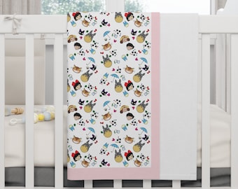 Studio Ghibli Baby Blanket (Pink)