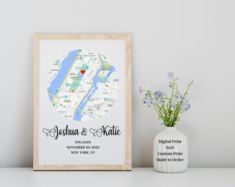 Engagement - Love - Location - Meeting Spot - Marriage - Husband Gifts - Wife Gifts - Spouse Gifts - Gifts - Sentimental Gift