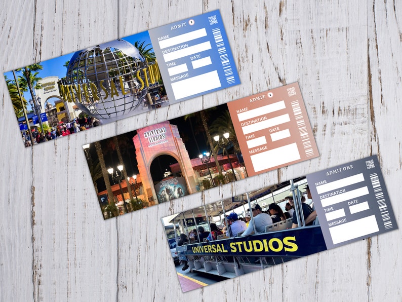 Printable HOLLYWOOD UNIVERSAL STUDIOS Surprise Reveal Theme - Etsy