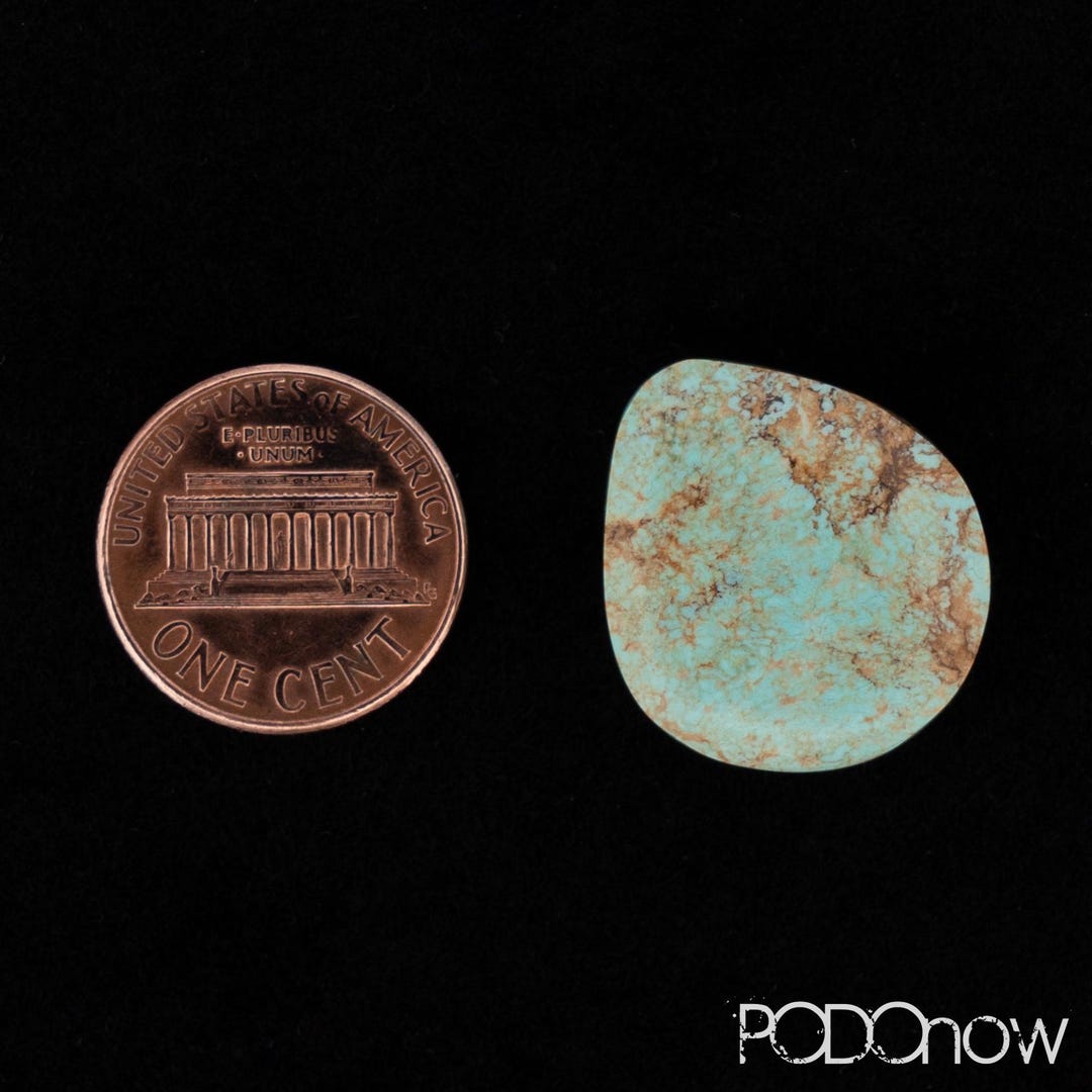 Number 8 Mine Turquoise Cabochon Etsy