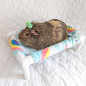 READY TO SHIP Guinea Pig Bed - Guinea Pig Hammock - Guinea Pig Cot - Small Pets Bed - Guinea Pig Accessories