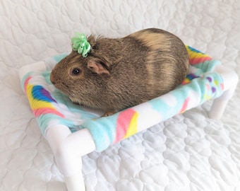 READY TO SHIP Guinea Pig Bed - Guinea Pig Hammock - Guinea Pig Cot - Small Pets Bed - Guinea Pig Accessories