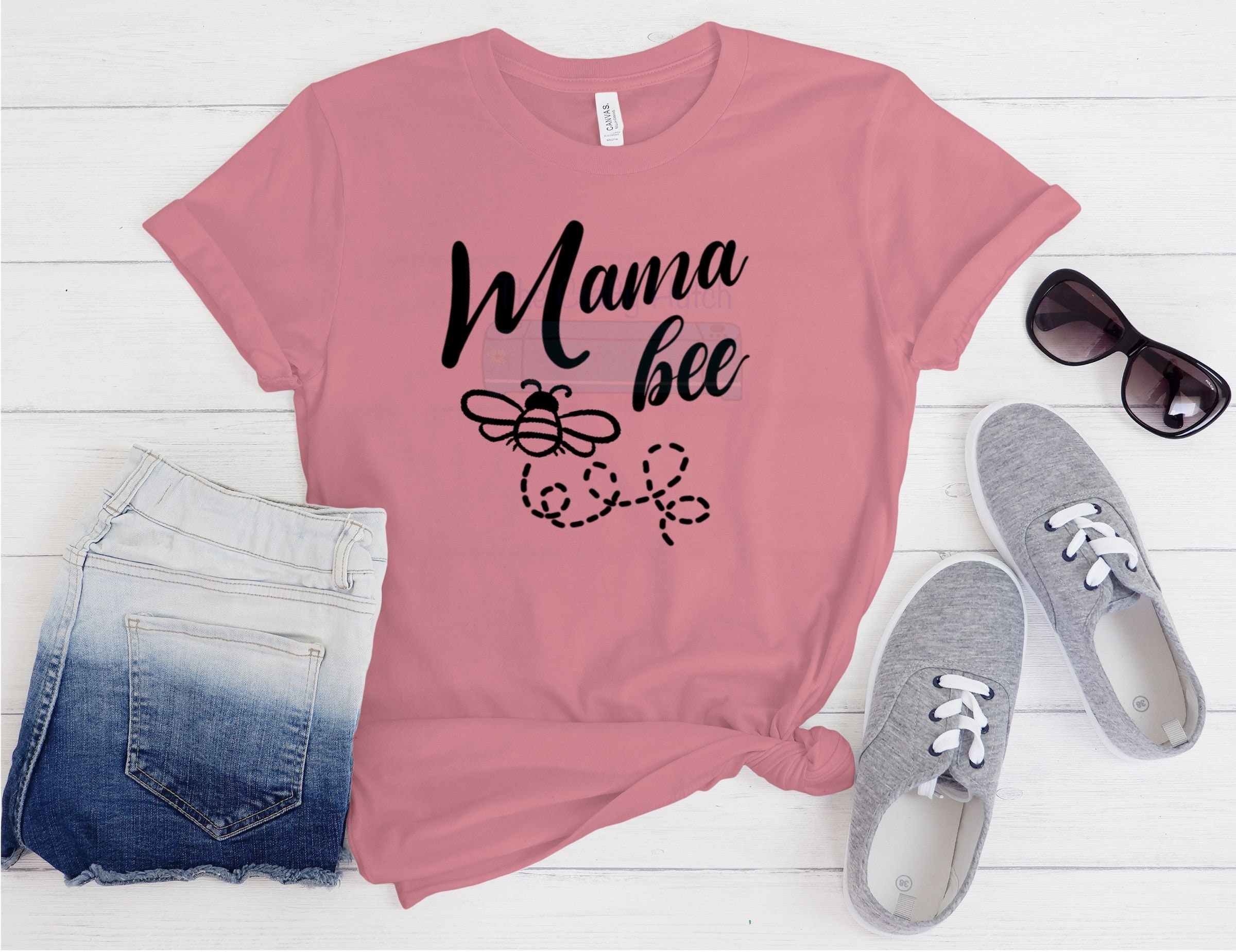 Mama Bee SVG, Bee SVG, Baby Shower SVG, New Mom, Mom to Be, Trendy ...