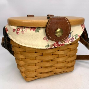 Longaberger 2000 Collector's Club Small Saddlebrook Basket Purse Fabric Liner