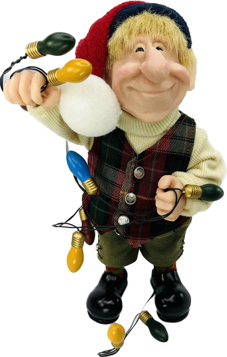 Zim's the Elves Themselves ALBERT the Elf Holding Etsy