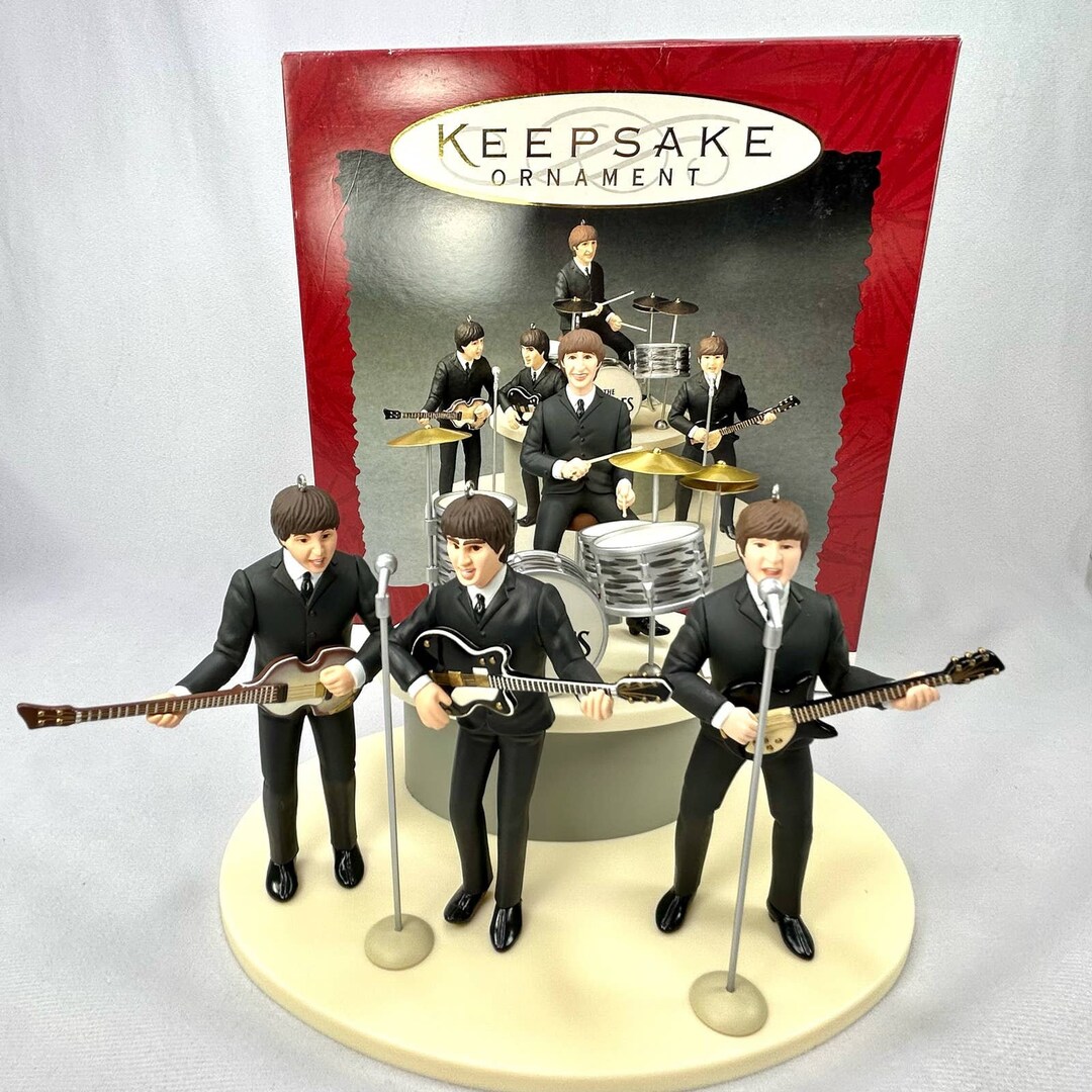 Hallmark THE BEATLES Gift Set Keepsake Ornament 1994 Complete Etsy