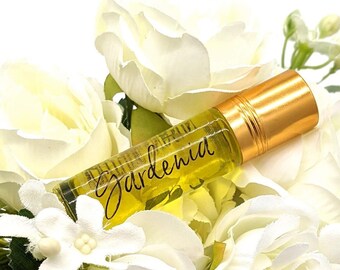 Gardenia Perfume Roll On Fragrance Oil // Natural // Vegan // Alcohol Free // Pocket Size // Cruelty Free