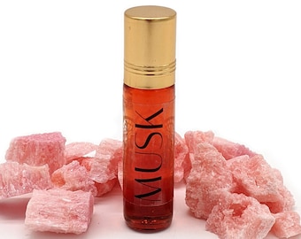Musk Perfume Roll On Fragrance Oil // Natural // Vegan // Alcohol Free // Pocket Size // Cruelty Free