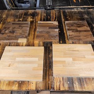 Walnut and Maple Butcher Block Off Cuts - Various sizes