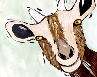 Cute Goat Art Paint Kit