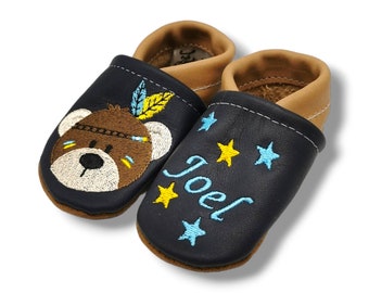 Chaussures rampantes avec le nom Indian Bear Boho