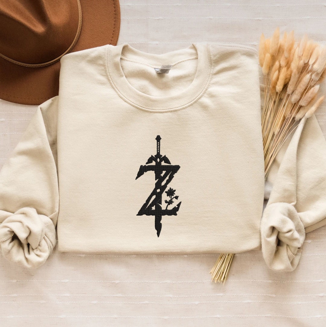 Breath of the Wild Embroidered Sweatshirt, Gamers Hoodies