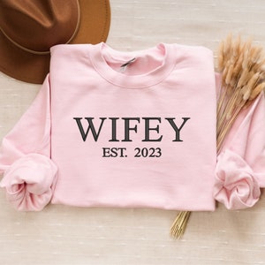 Frau bestickt Sweatshirt, Ehemann und Frau Geschenk, Ehemann und Frau Geschenk, passendes paar Sweatshirt