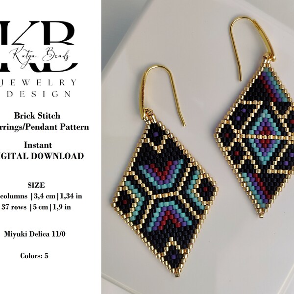 Delica Bead Earrings - Etsy
