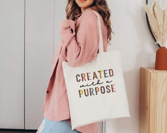 Created with a Purpose Organic Cotton Tote Bag