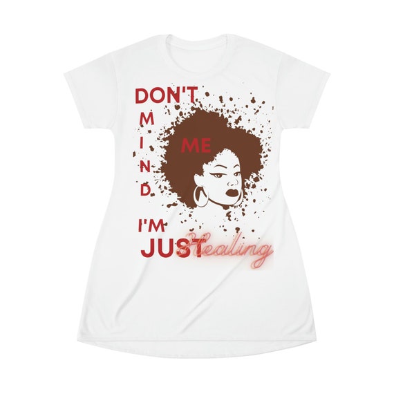 I am red top with love shirt dress
