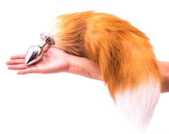 Sexy Fox Tail with Metal Butt Plug