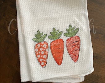 Cute Easter Microfiber Waffle Tea Towel Kitchen Decor Towel Cute Spring Easter Kitchen Towel Printed Tea Towel Gift for Mom Easter Spring