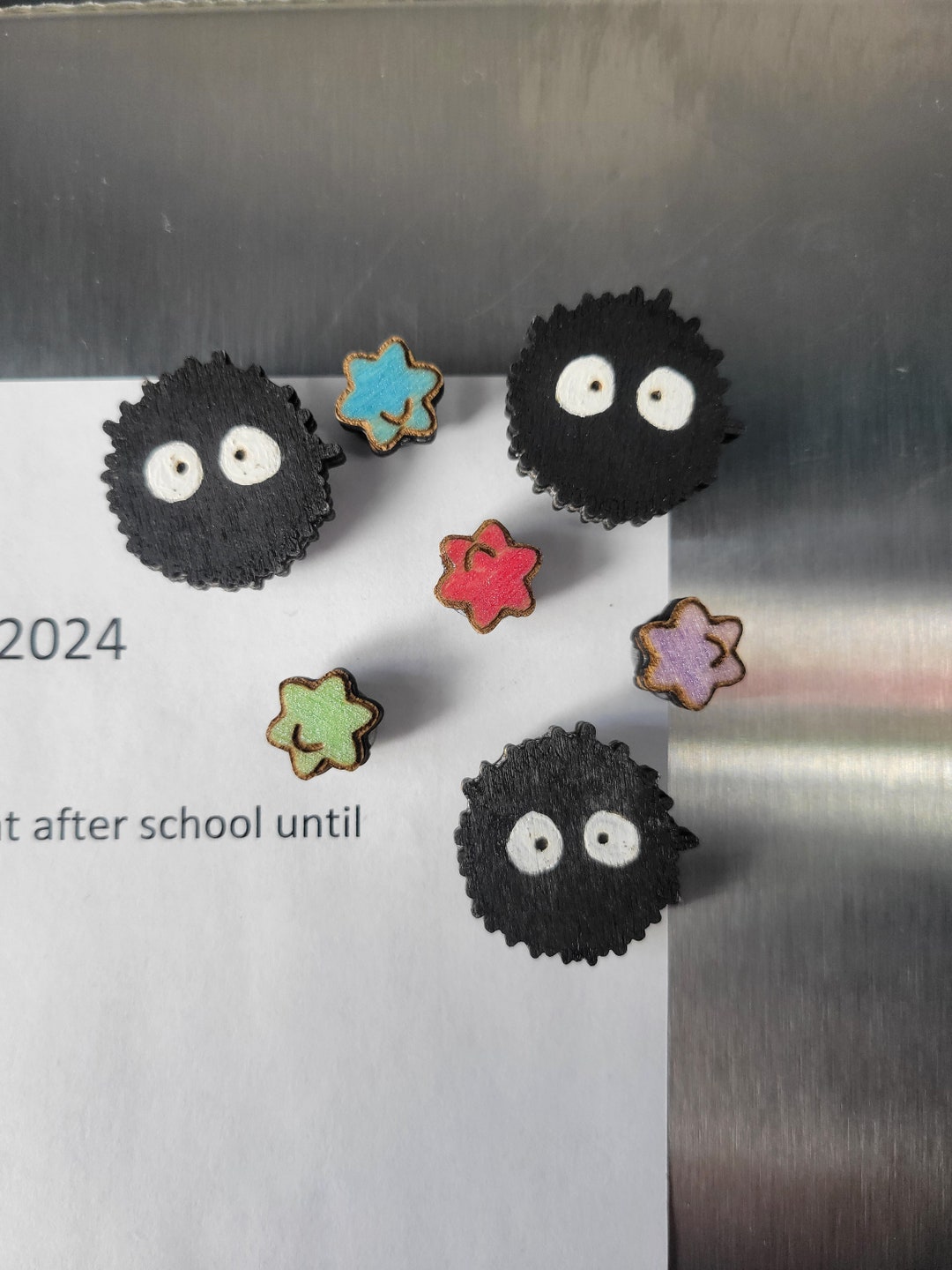 Soot Sprite Fridge Magnets (set of 7) - Etsy