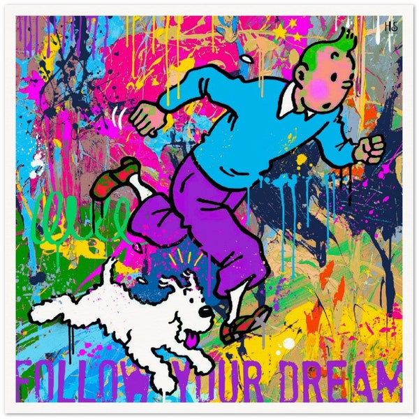 Tintin & Terry pop art