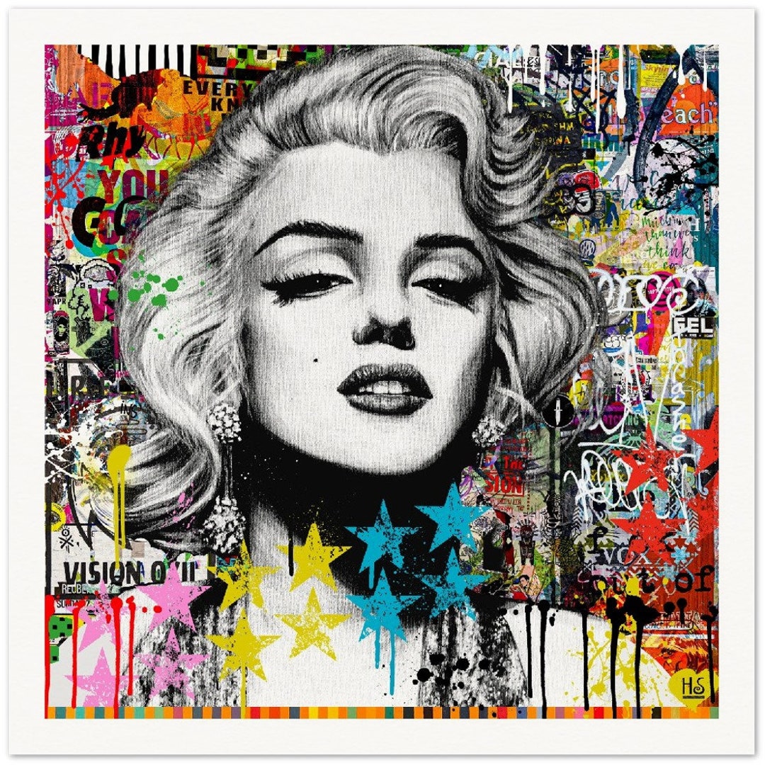 Marilyn Monroe Pop Art - Etsy