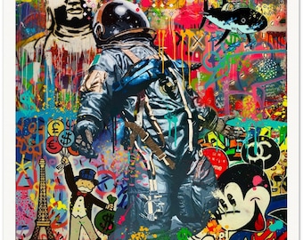 Astronaut pop art