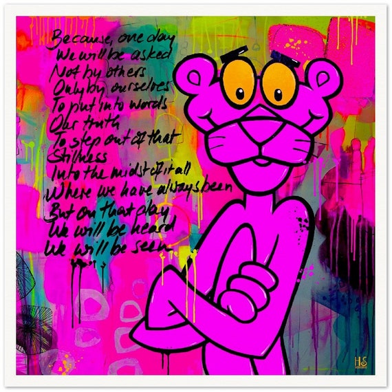 pink panther pop art