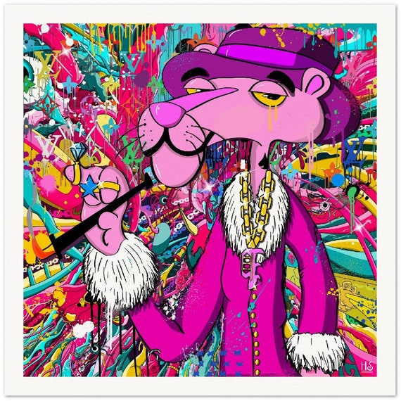 Pink Panther Pop Art 