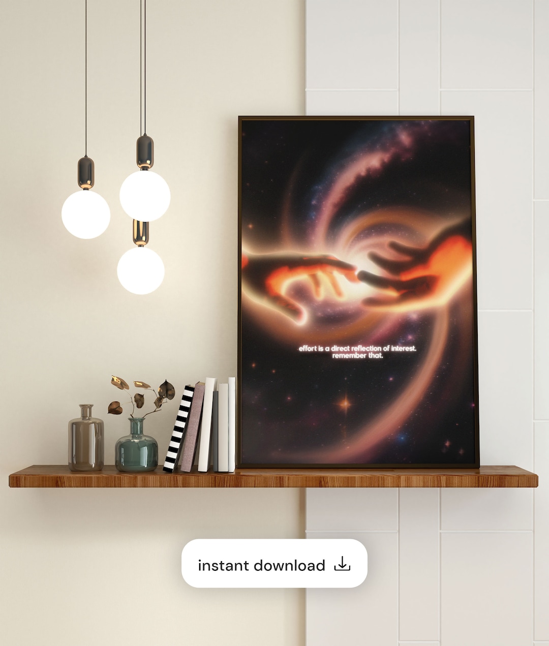 Effort Digital Poster Art Concept Poster Aesthetic Etsy