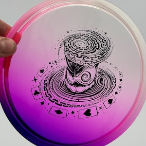 Discmania C-LINE DD3 dyed 180 disc golf mid range mad gradient dye Skeet Designs zdjęcie 1
