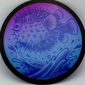 MVP Fission Wave 172 disc golf distance driver Madhatter blowfish dye Madhatter