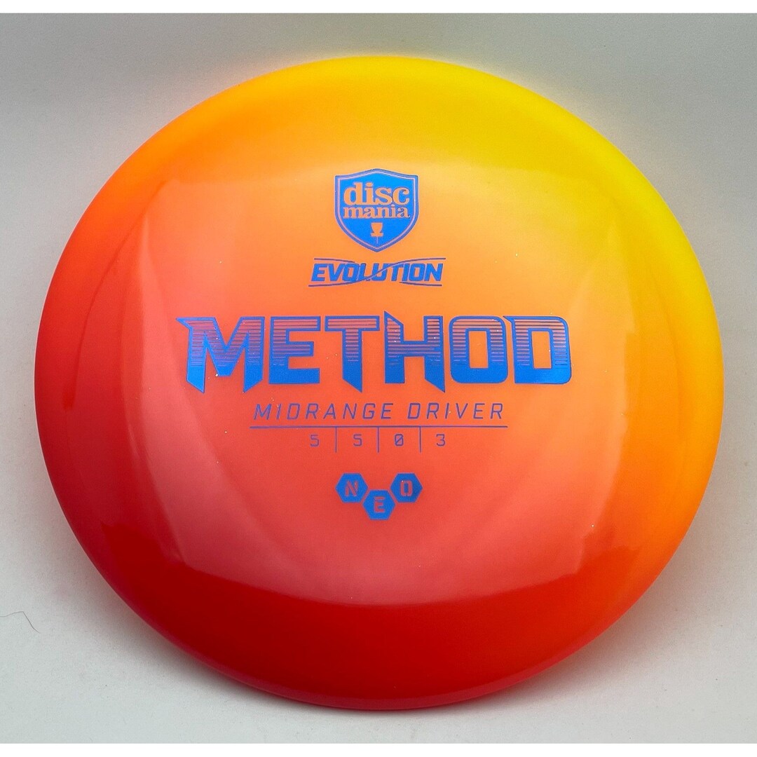 Discmania Neo Method 178g Disc Golf Mid Range Mad Gradient Red Etsy