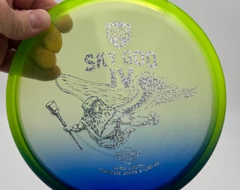 Discmania C-Line P2 Sky God IV 176g Madhatter Gradient Dye Disc Golf blue green