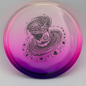 Discmania C-LINE DD3 dyed 180 disc golf mid range mad gradient dye Skeet Designs zdjęcie 2