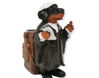 Porta lápices Dog | Bote de lápices Perro | Baratija decorativa para perros| Portalápices Dog | Deco Gift Gift | Baratija| Figura de perro