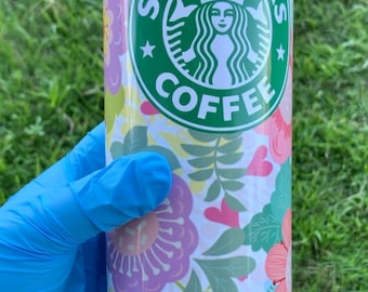 Starbucks Inspired Sublimation Design 20 oz. Skinny Tumbler