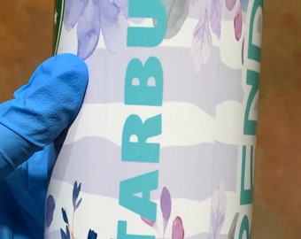 Starbucks Inspired Sublimation Design 20 oz. Skinny Tumbler