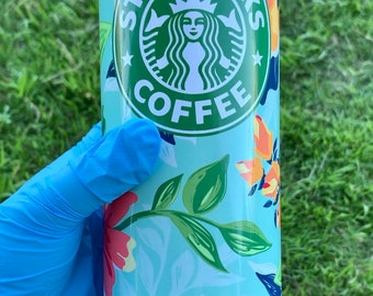 Starbucks Inspired Sublimation Design 20 oz. Skinny Tumbler