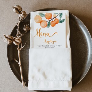 Little Cutie  Menu ,Bridal Shower Menu, Bridal Shower Editable Menu, Instant download, Edit with TEMPLETT, CC057