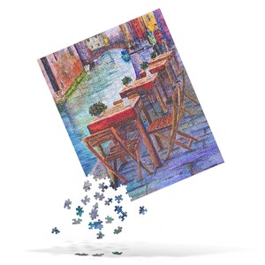 Sundowner Jigsaw puzzle with Original art by Althia Prinsloo
