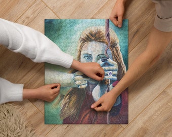 Krieger Puzzle mit Original Art von Althia Prinsloo