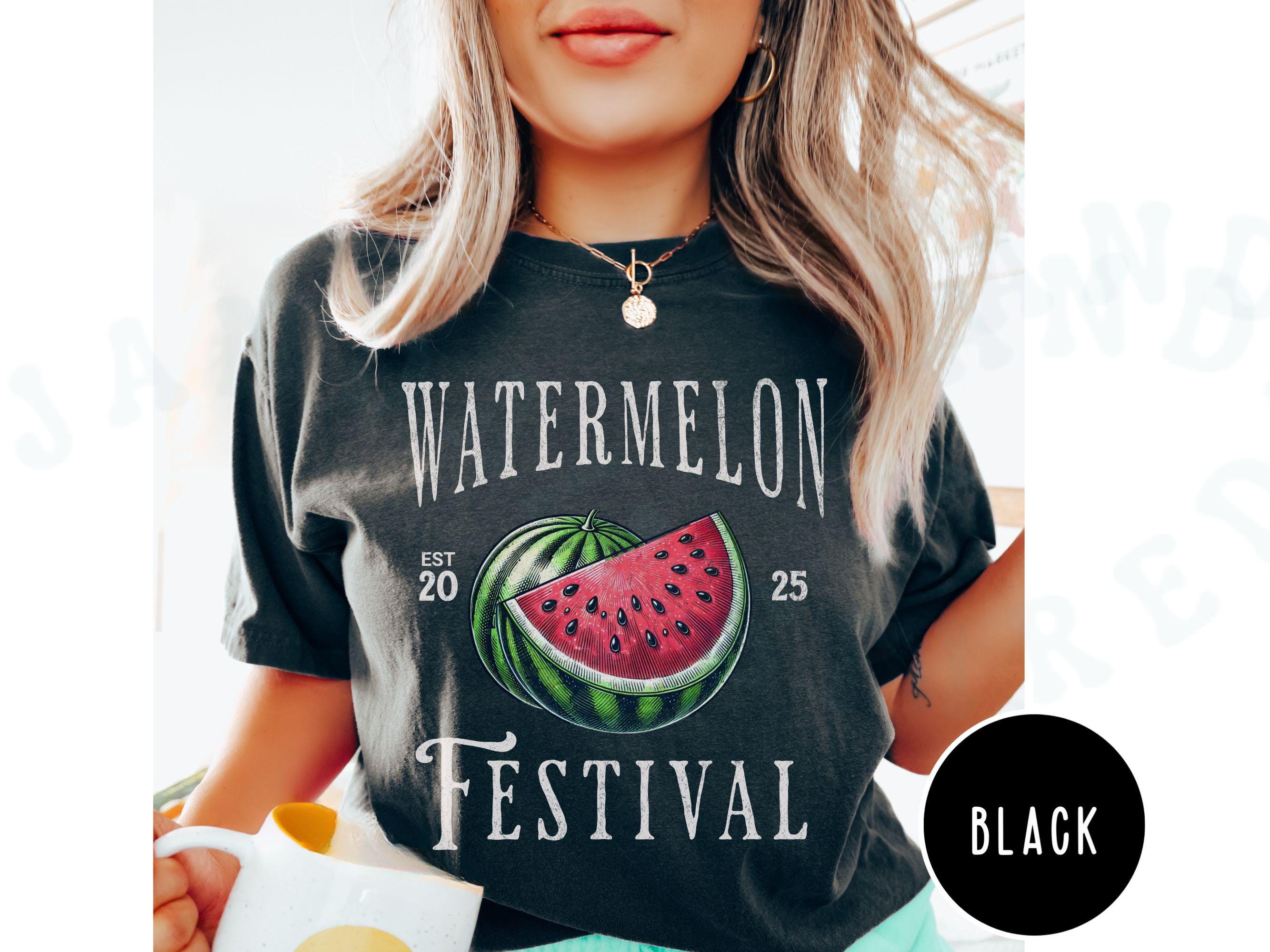 レディースファッション Watermelon Life T-Shirt - Water Melon Festival Funny Summer Watermelon Festival Summer T-shirt Outdoor Event Picnic
