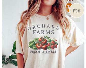 Custom Farmers Vintage Shirt Comfort Colors Harvest Season Customizable Tee Unisex Personalized Country Agricultural Farmers Market T-shirt