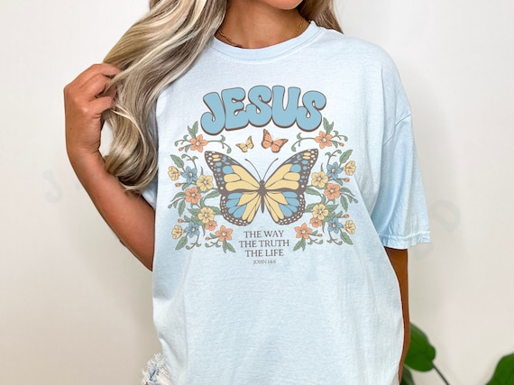 John 14:6 Butterfly Tee John 14:6 Butterfly Tee